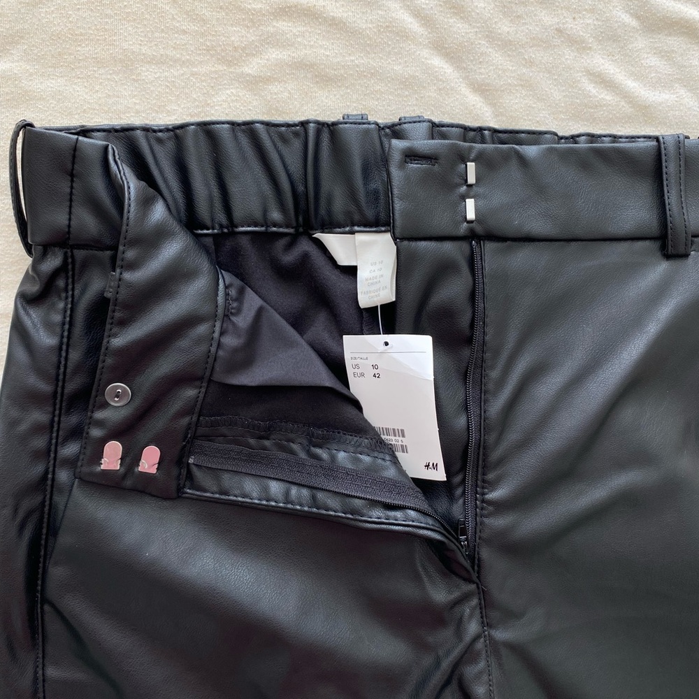 H&M leather pants